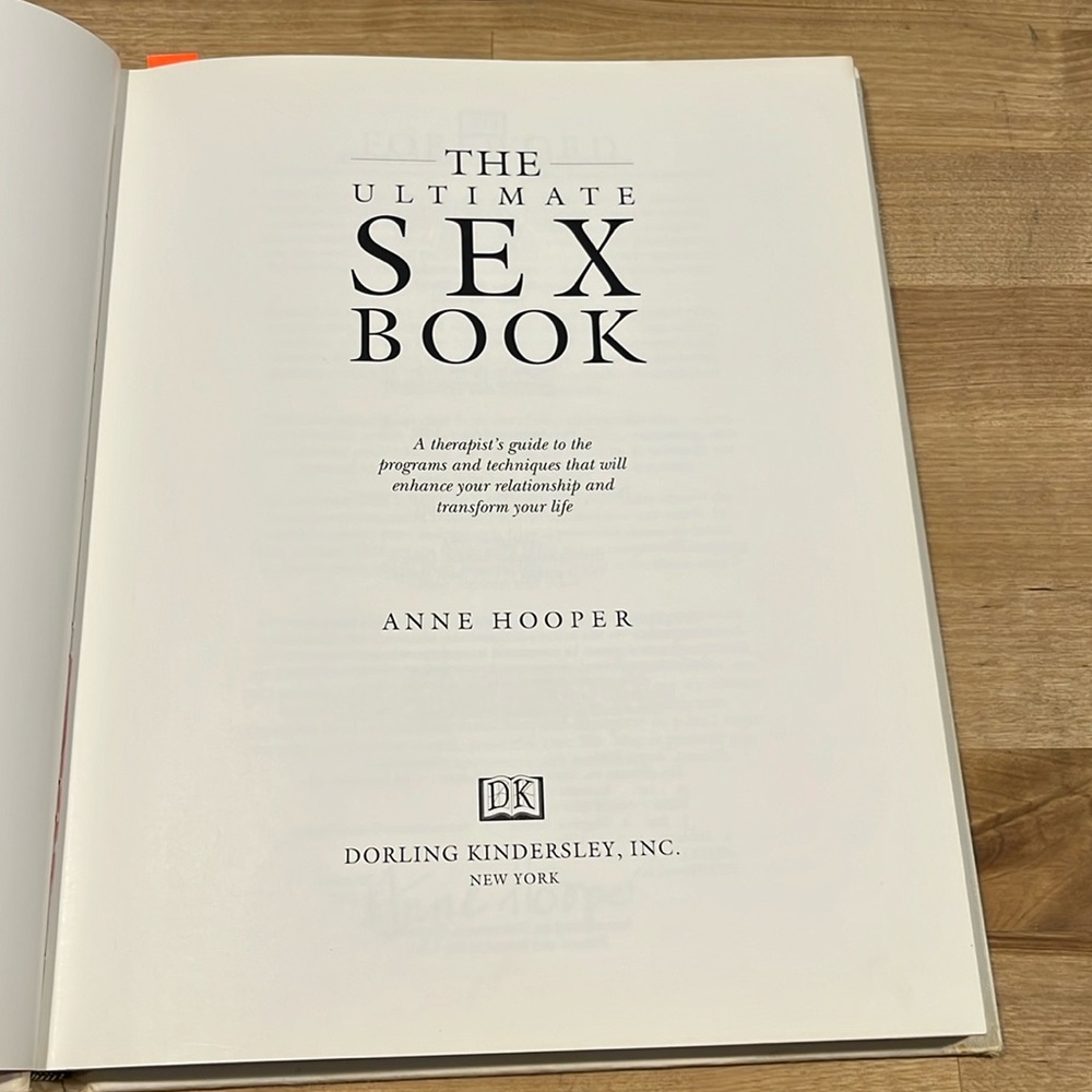 Vintage 1992 The Ultimate Sex Book A Therapists GuideTo The Programs Techniques